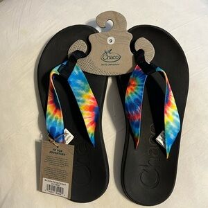 Chaco Men's Chilos Flip Dark Tie Dye - 9 NWT